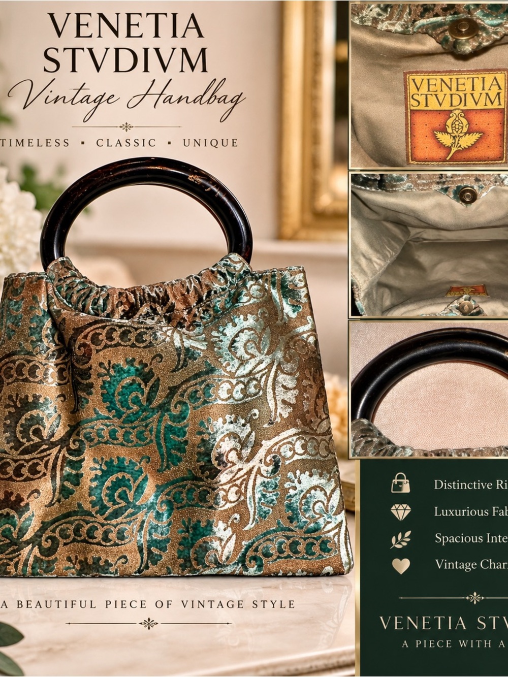 Vintage VENETIA STVDIVM Handbag